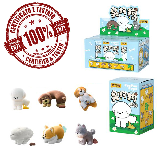 POOPOO Pups Collection 6cm Personaggini In blind box (xcm) In espo da 6pz 7ass…x6…x96